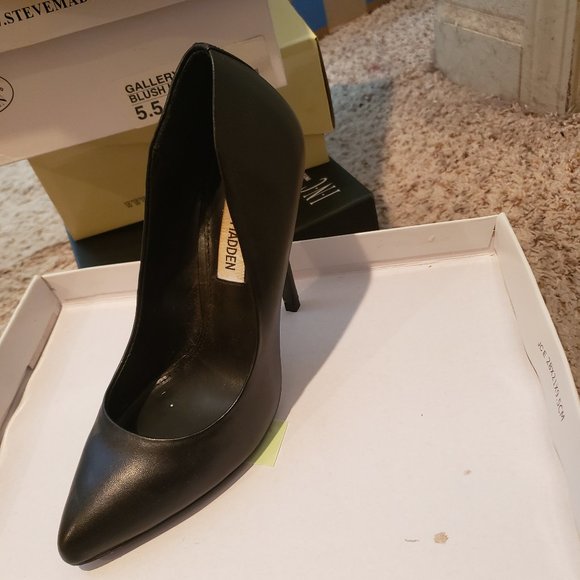 Steve Madden heels Gallery black patent 5.5 - Picture 1 of 5